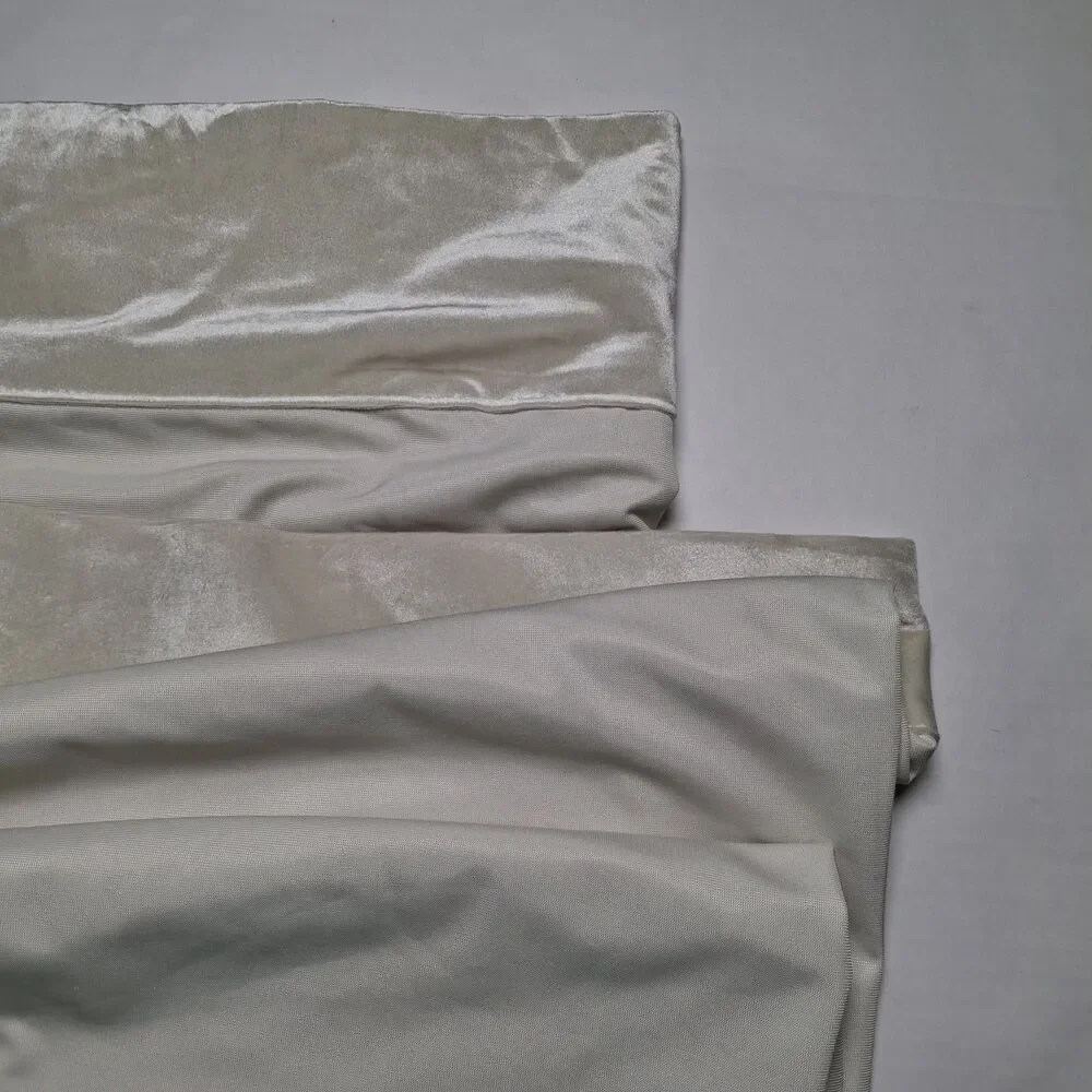 Rodeo Home Velvet Blackout Curtain Panel (3) Ivory DRA/FELIX 54x96